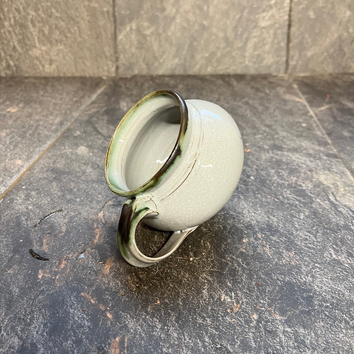 Sage Grey round mug