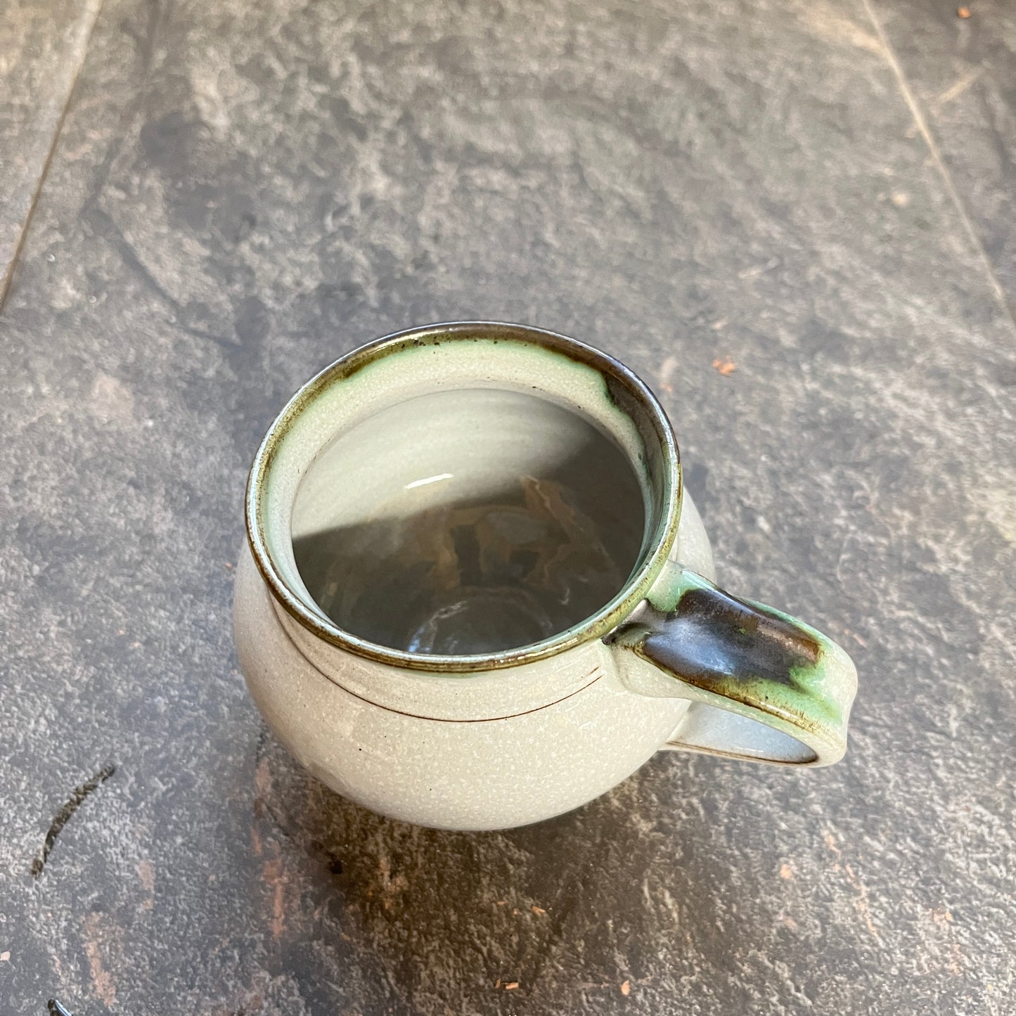 Sage Grey round mug