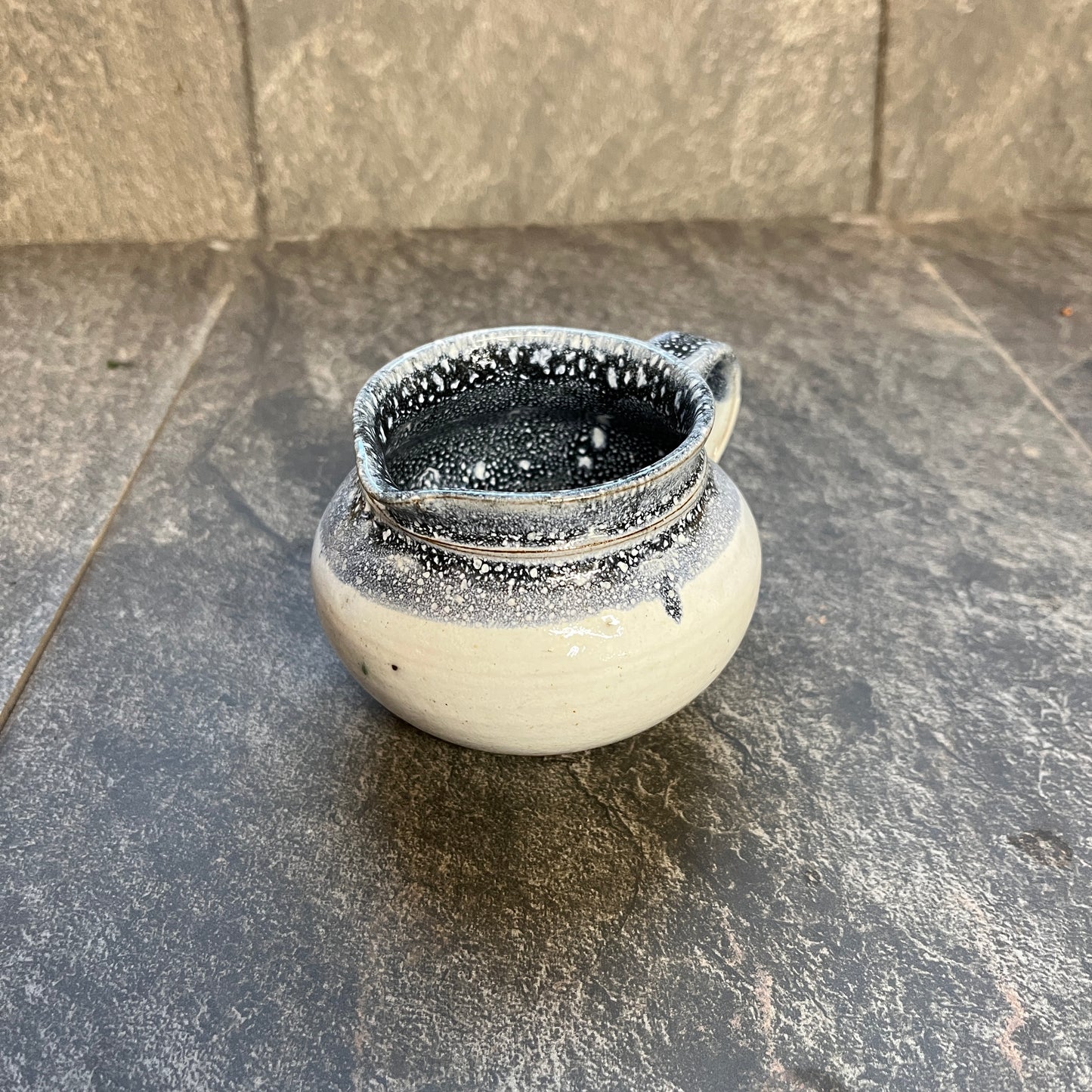 Star Glazing round milk jug