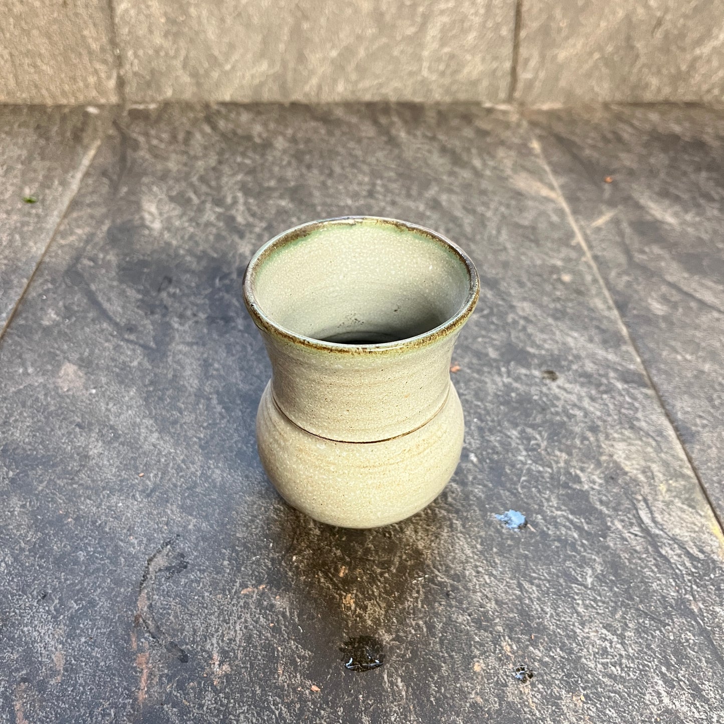 Sage Grey thistle beaker
