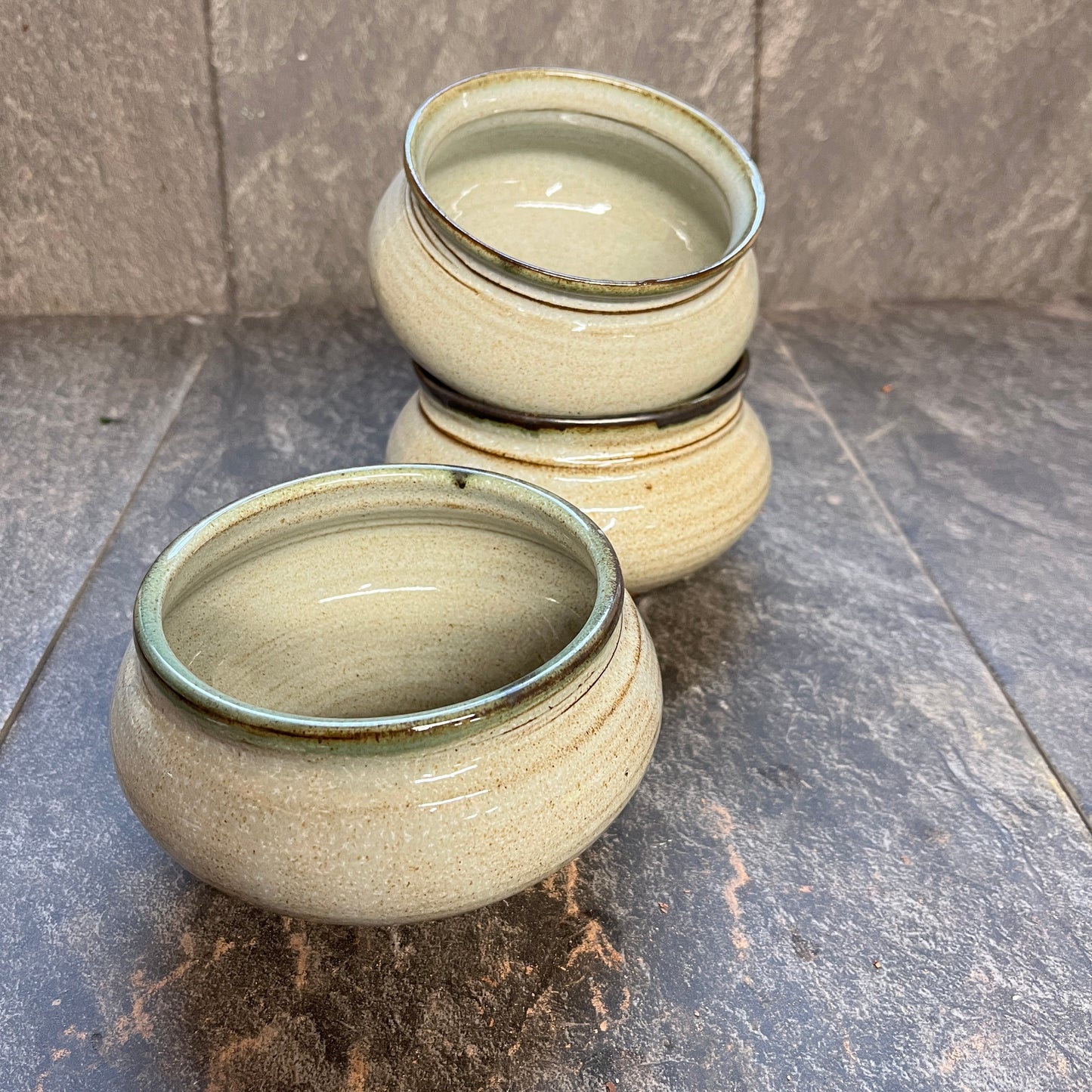 Sage Grey soup bowl