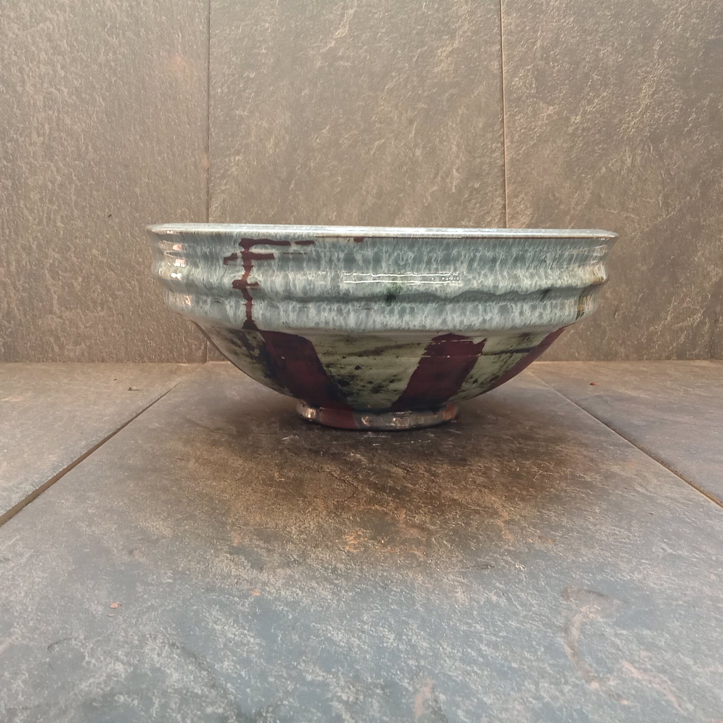 Ridged Serving Bowl