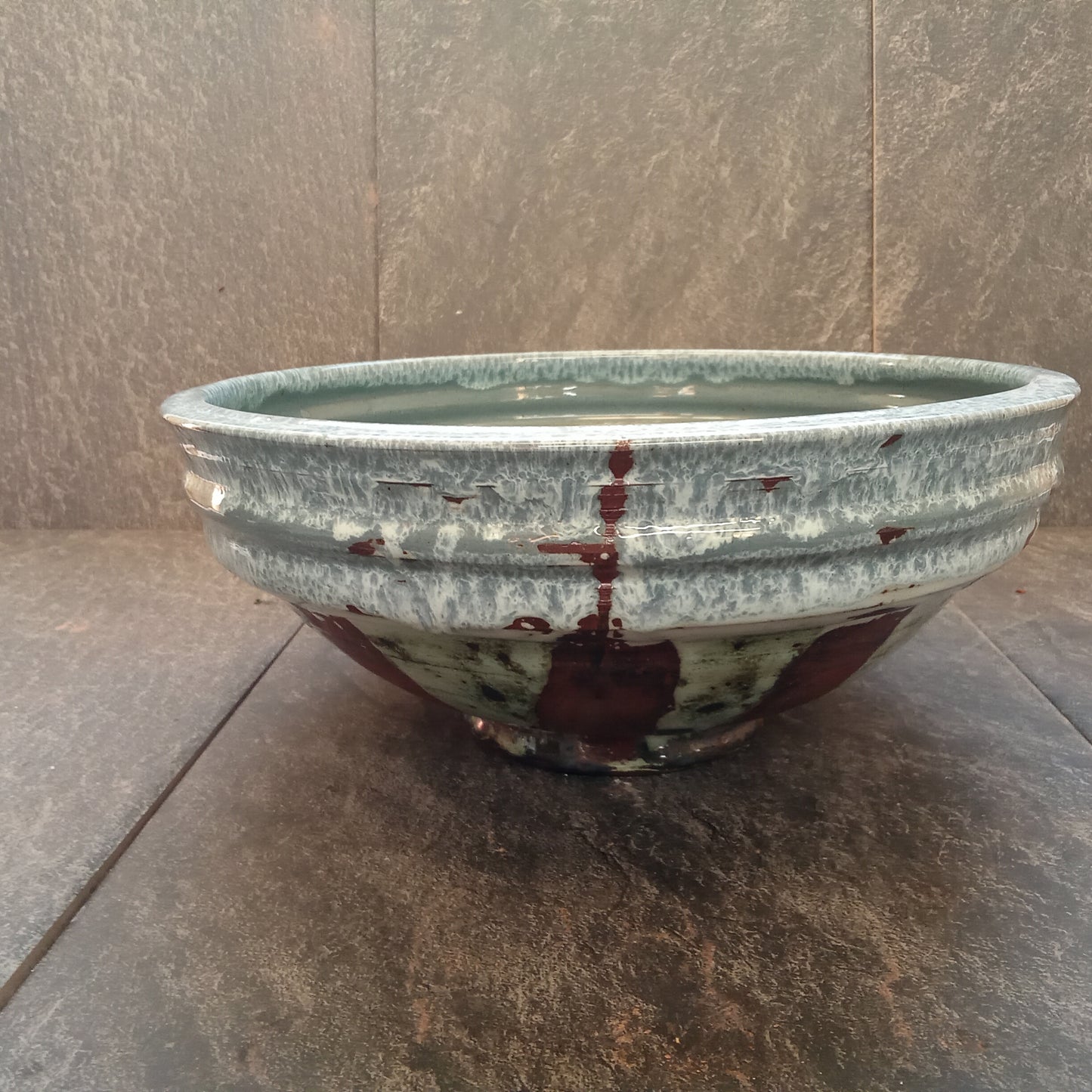 Ridged Serving Bowl