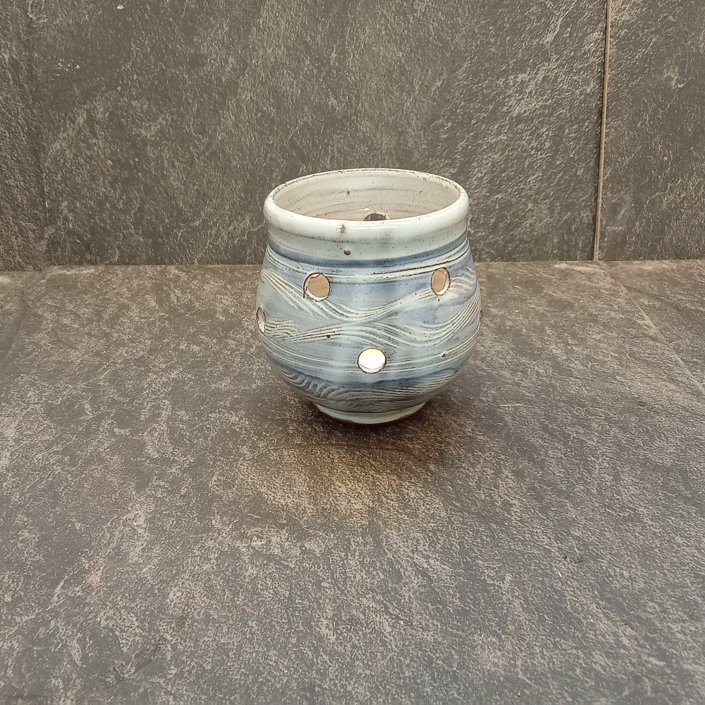 Viking Sea tealight holder