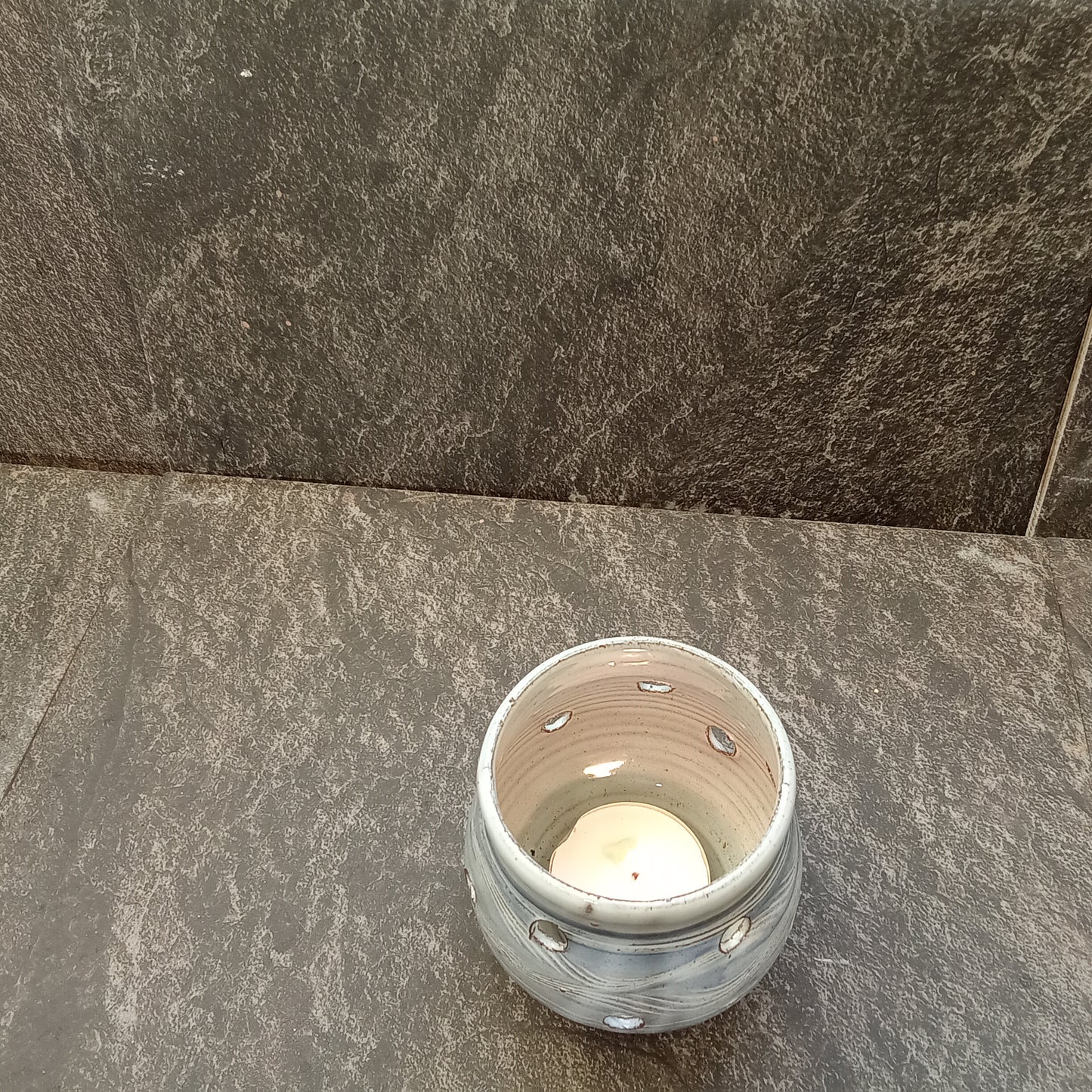 Viking Sea tealight holder