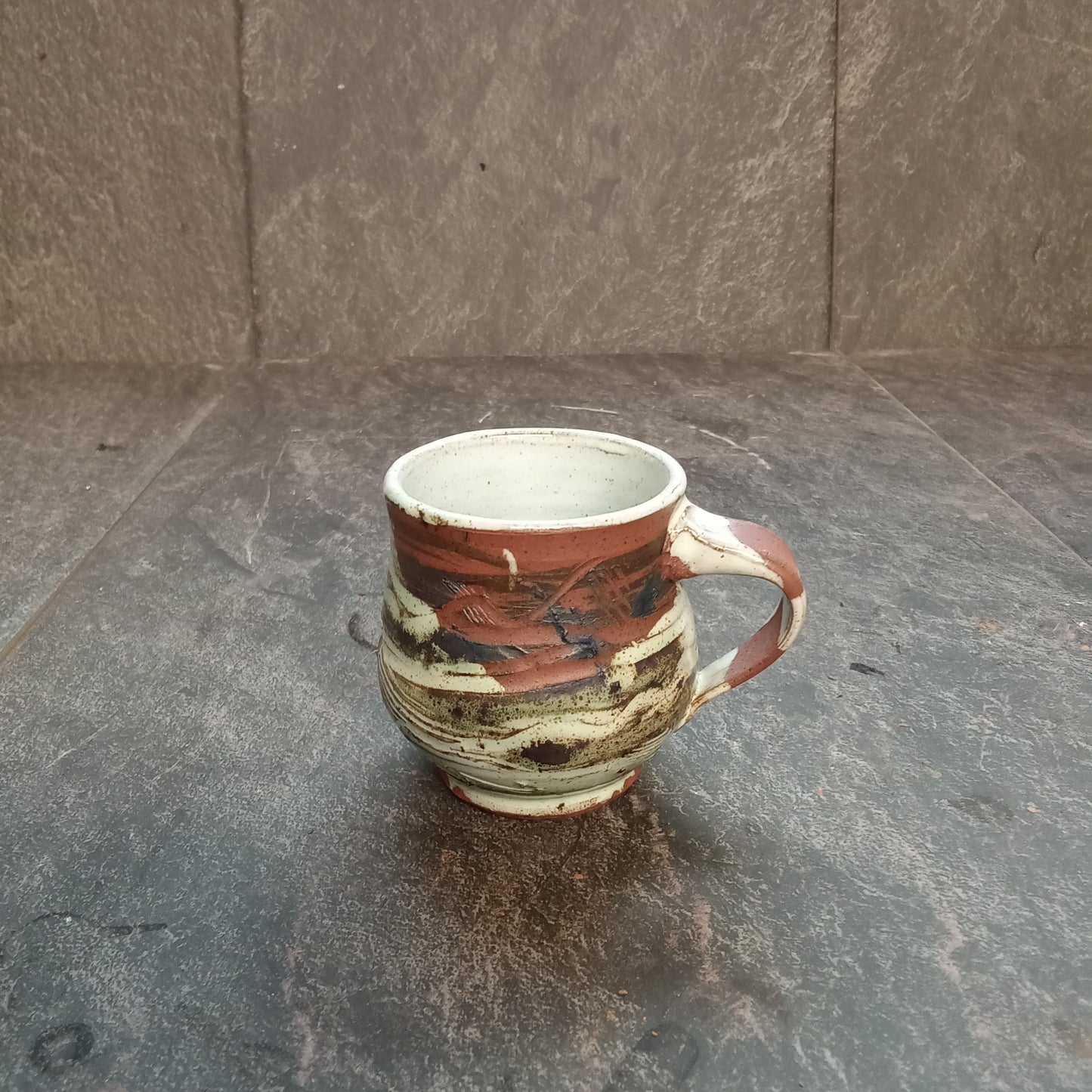 Kelp poppy head espresso mugs