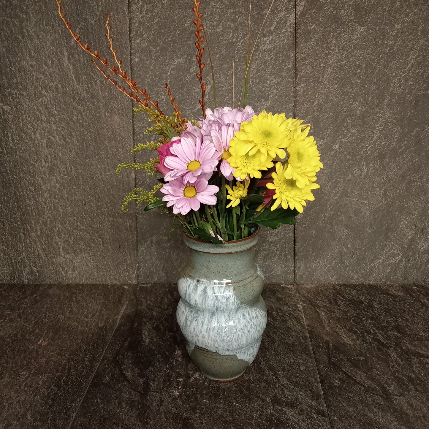 Pentland Sky ripple vase