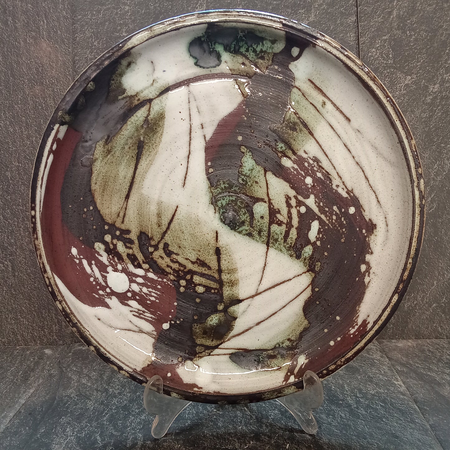 60's wavy serve plate
