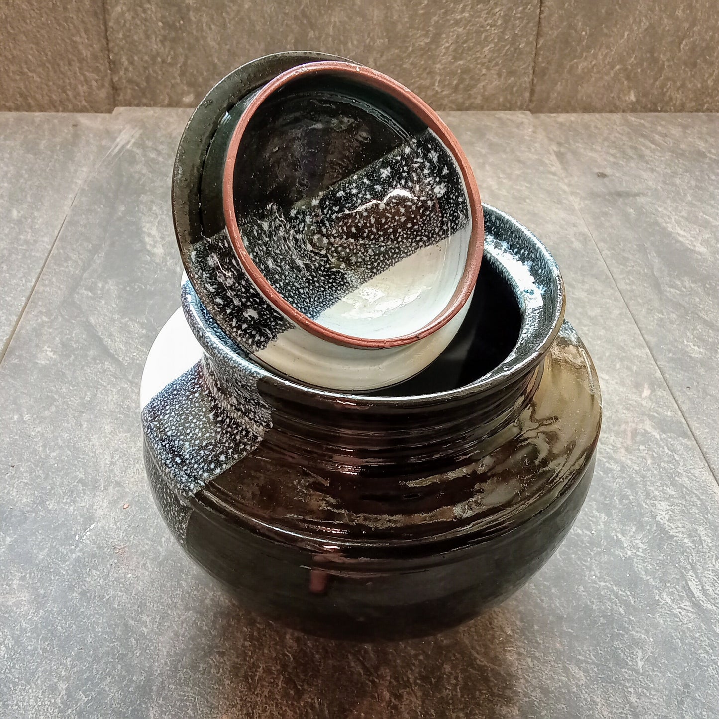 Solstice lidded Pot