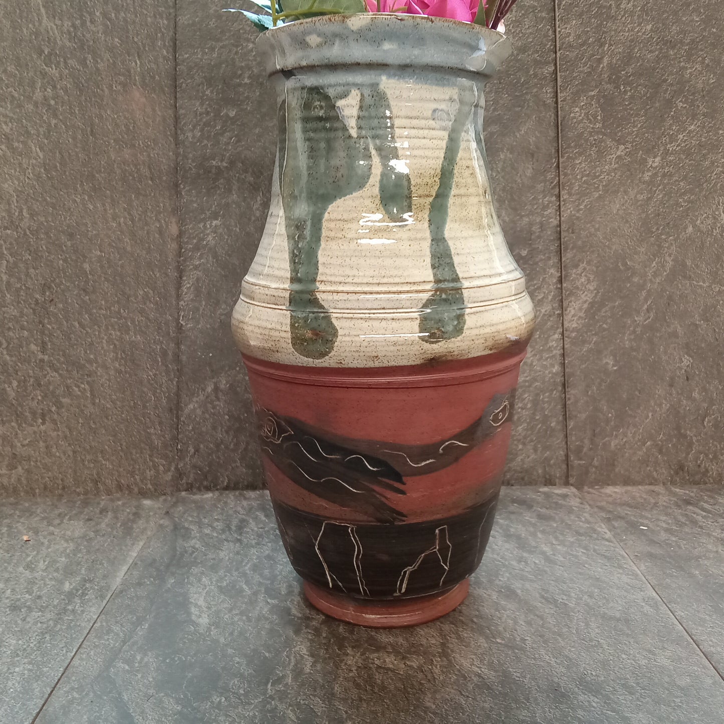 Stones and Dragons Vase