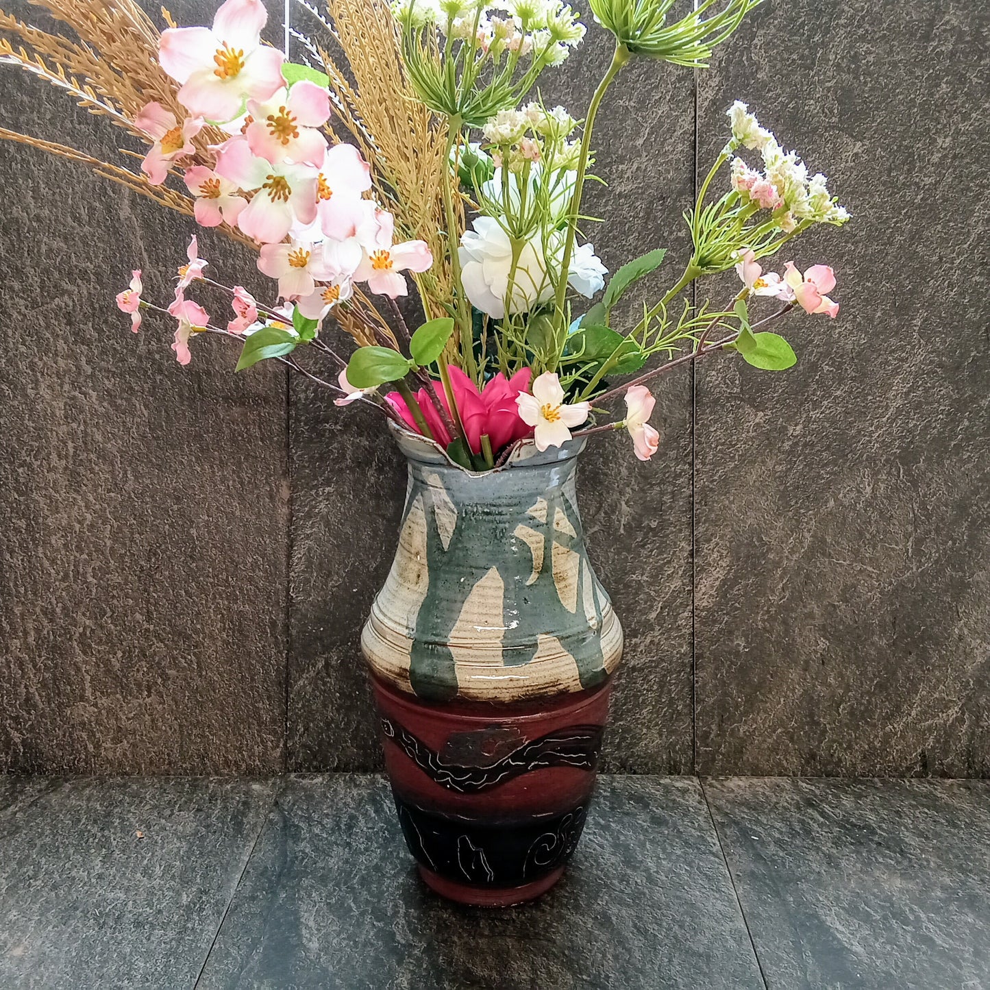 Stones and Dragons Vase