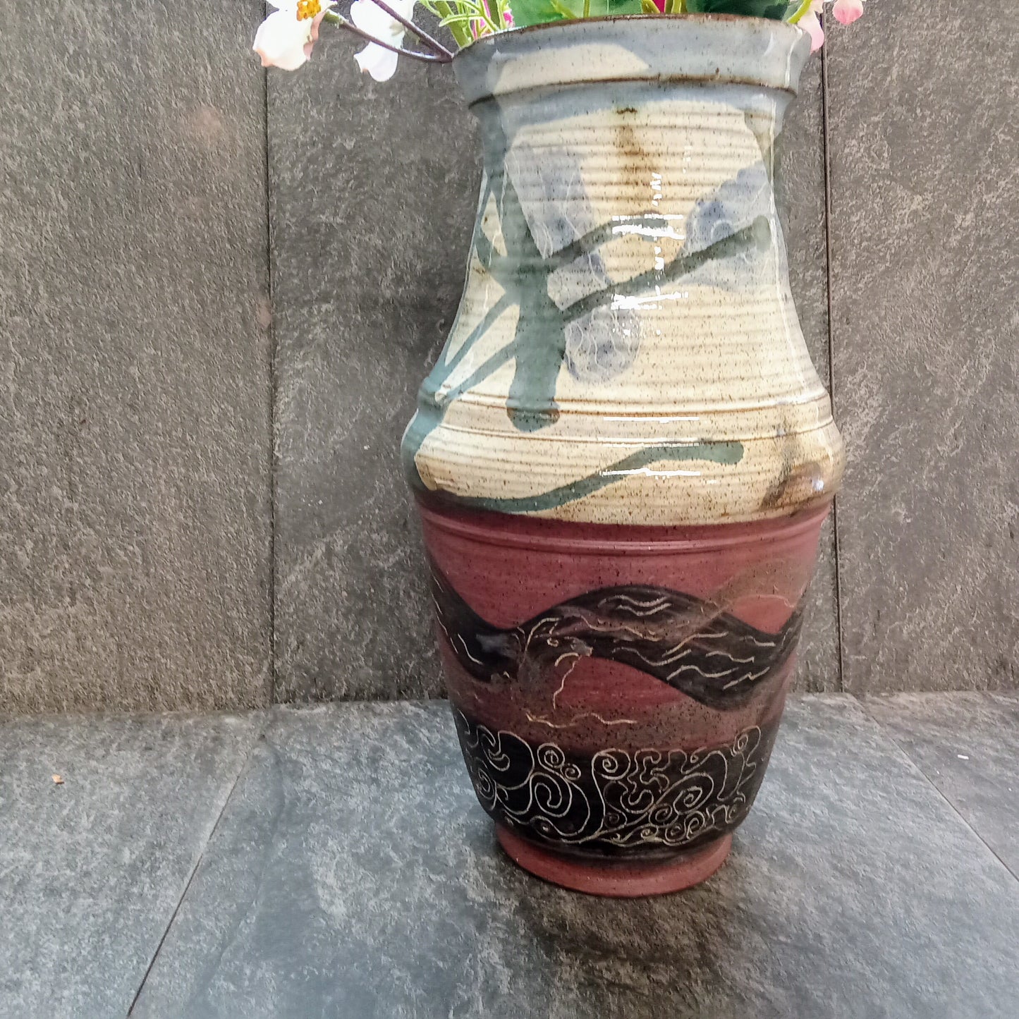 Stones and Dragons Vase