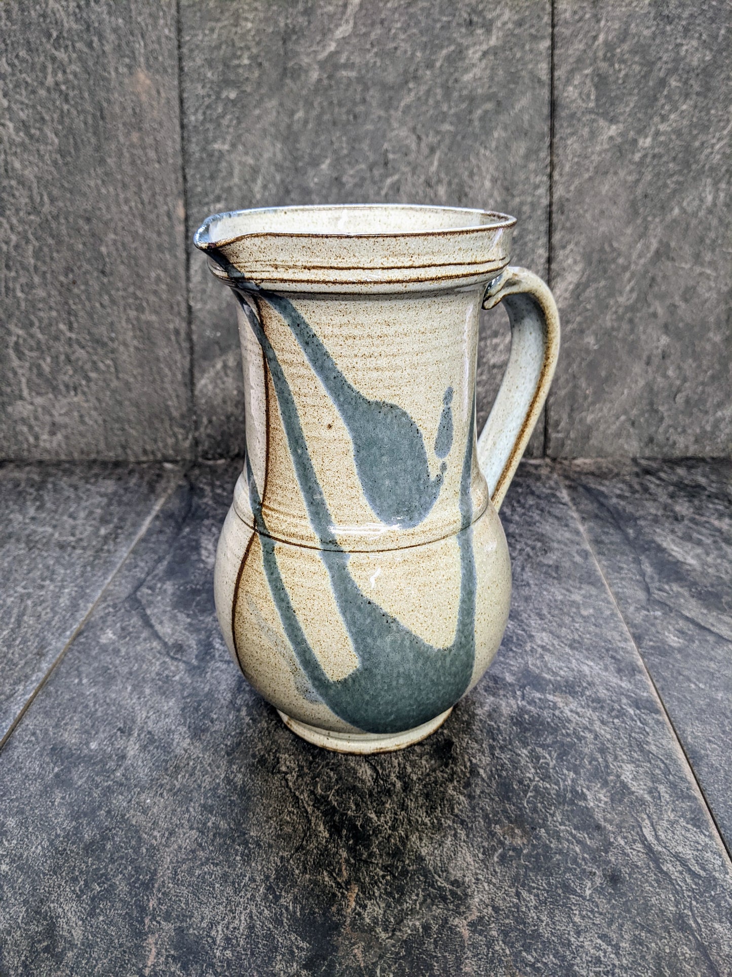 Streaked pitcher