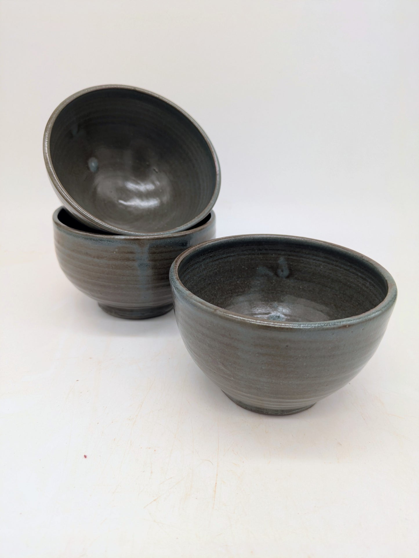 Raw Tea Bowl, Grey.