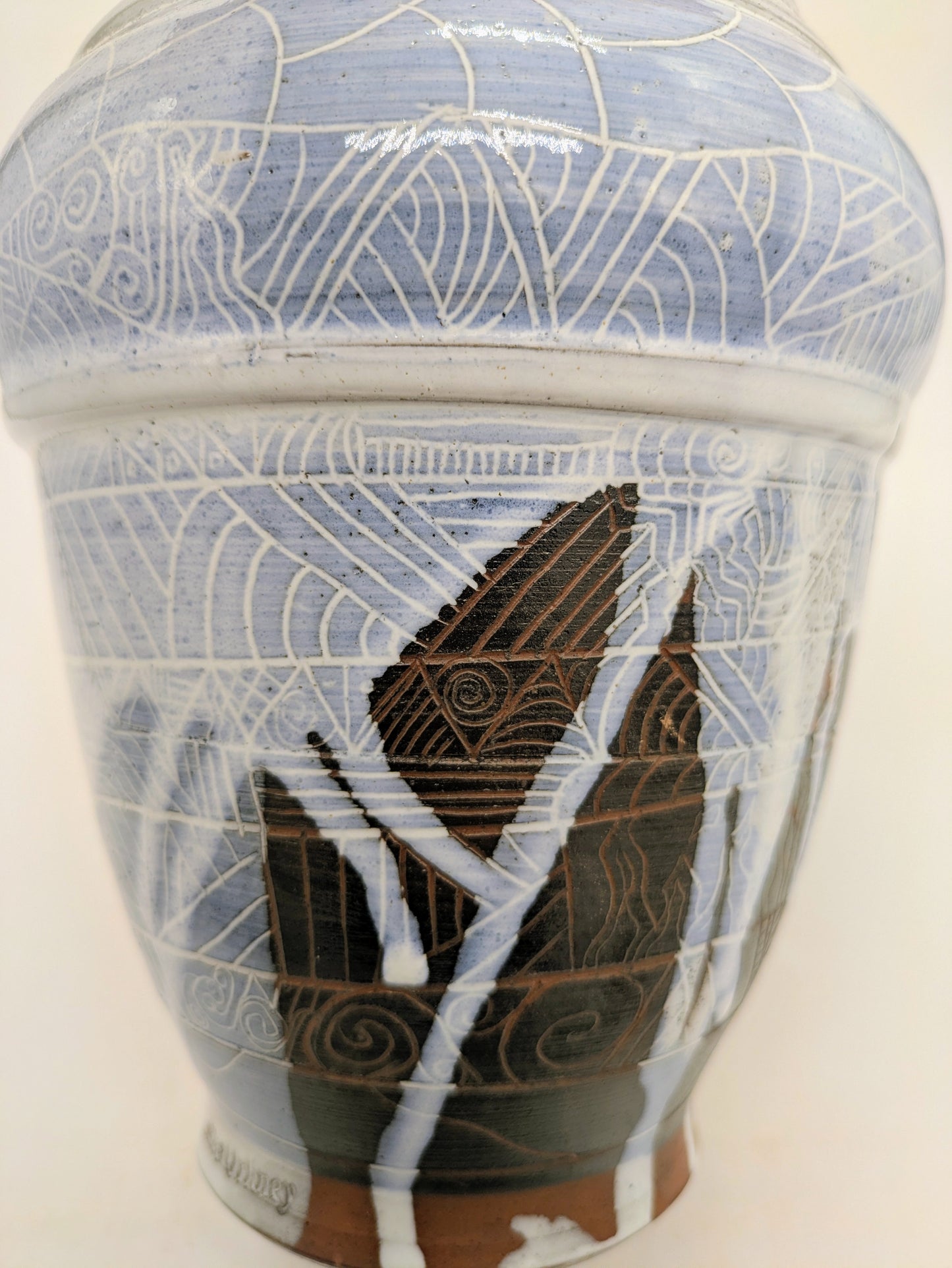 Tall Weasel Vase 1