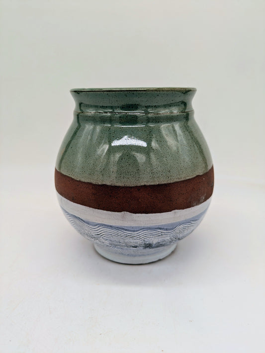 Shorelines Moon vase. Small